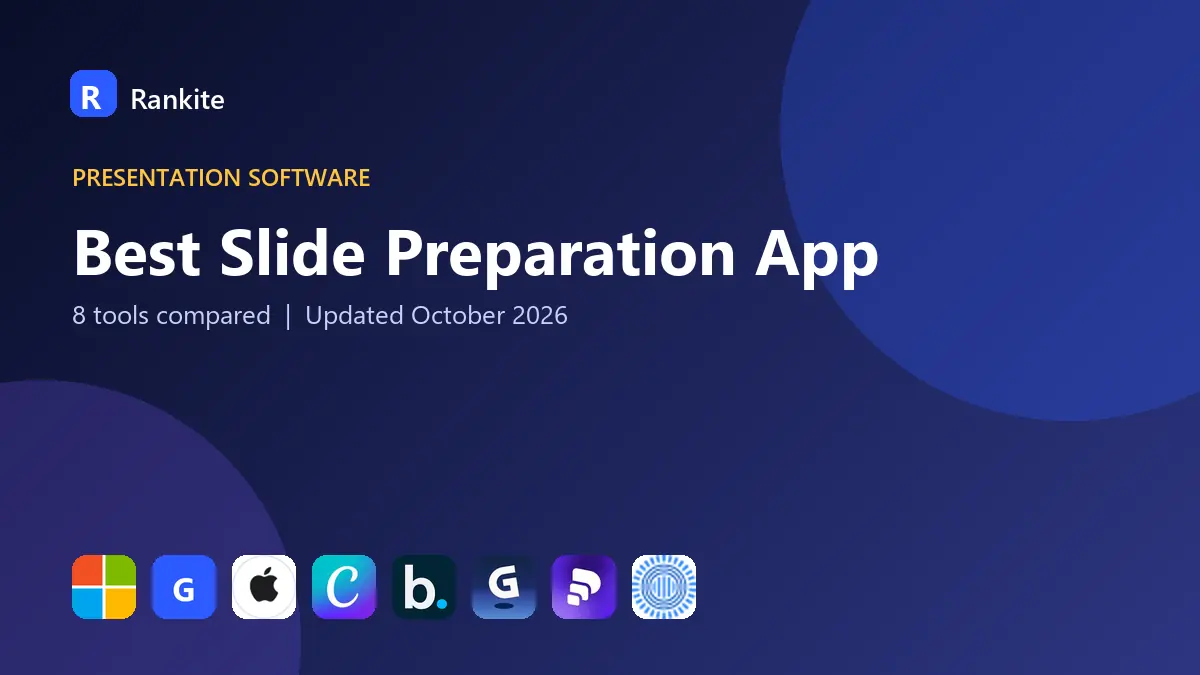 Best Slide Preparation App in 2026: 8 Tools Compared