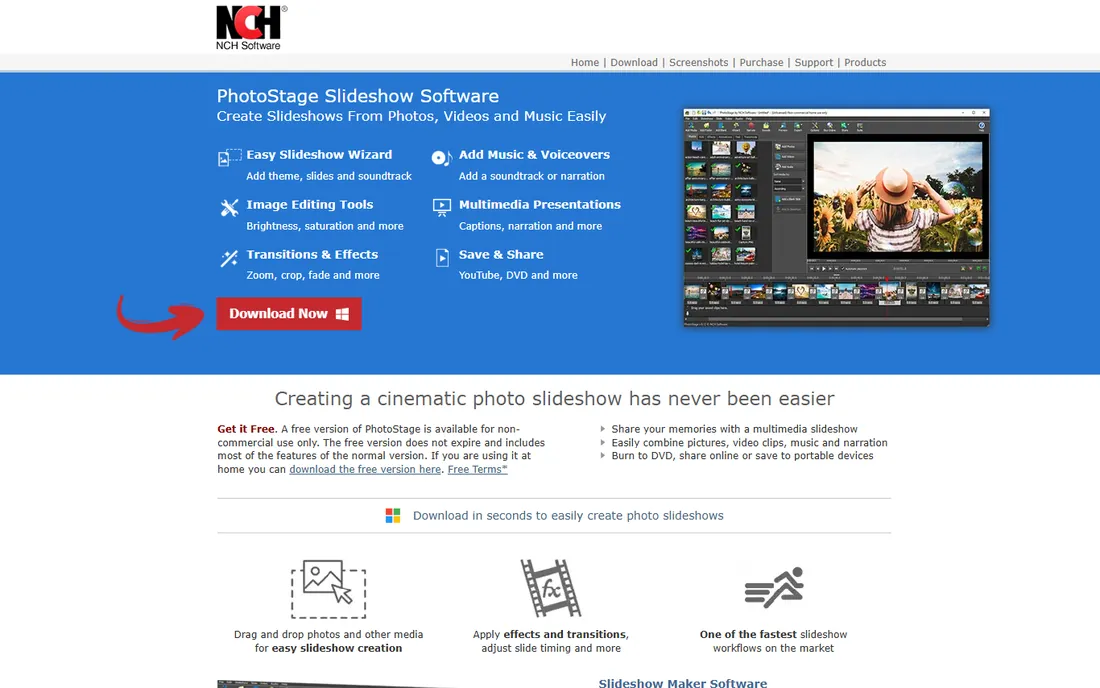 PhotoStage homepage
