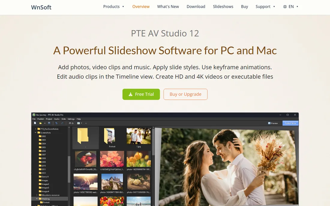 PTE AV Studio homepage
