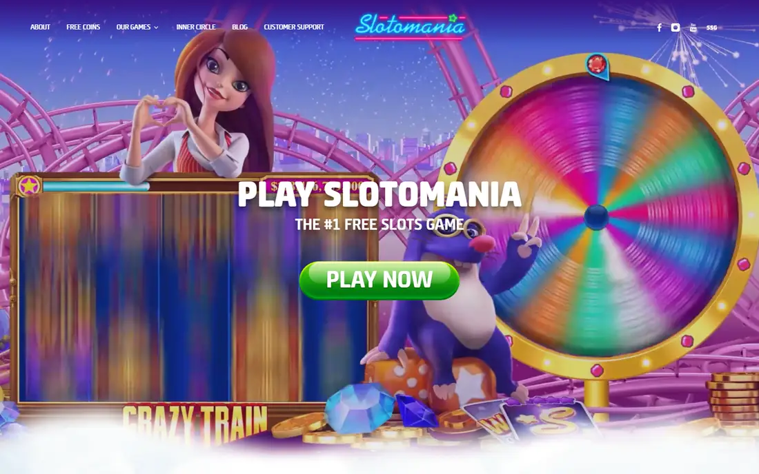 Slotomania homepage