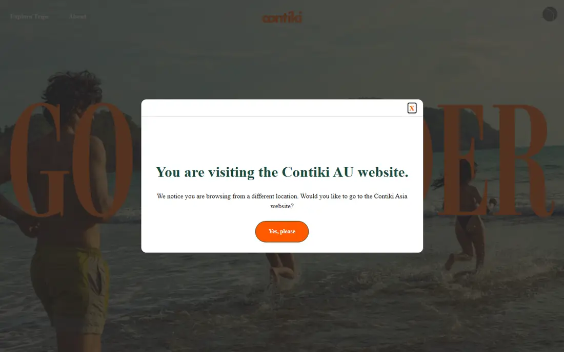 Contiki homepage