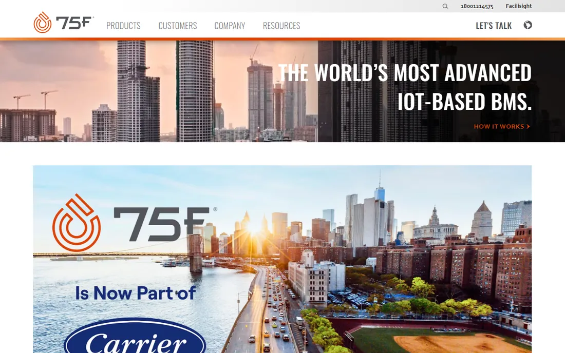75F homepage