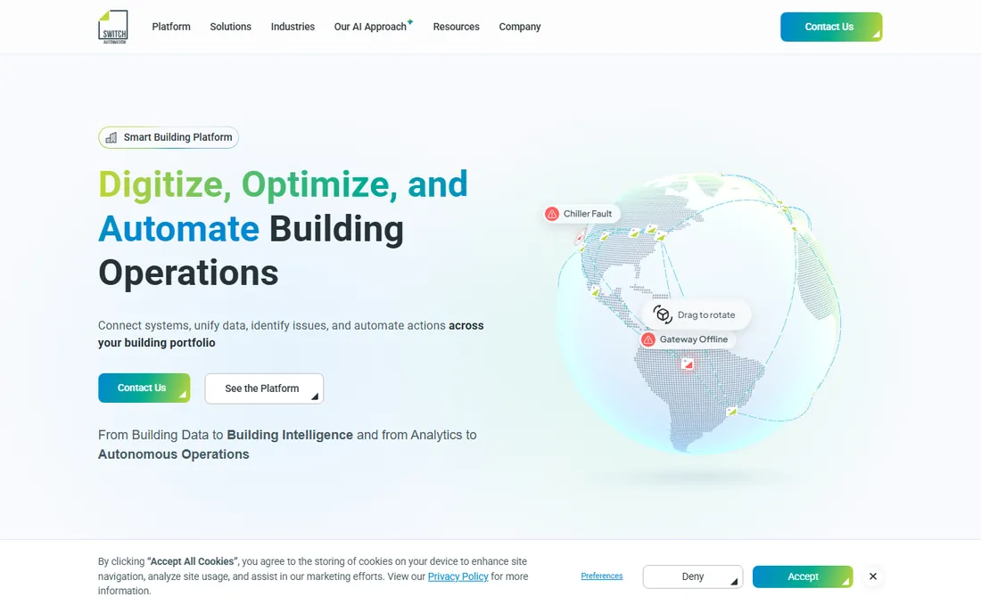 Switch Automation homepage