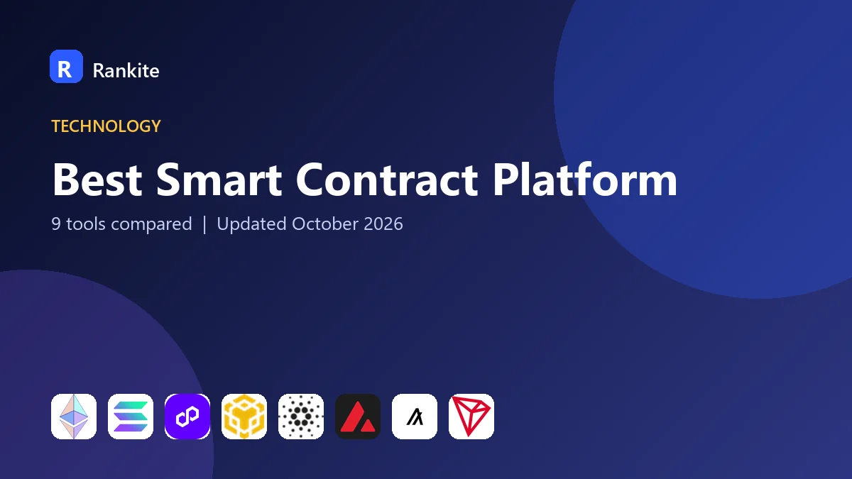 Best Smart Contract Platform in 2026: 9 Tools Compared