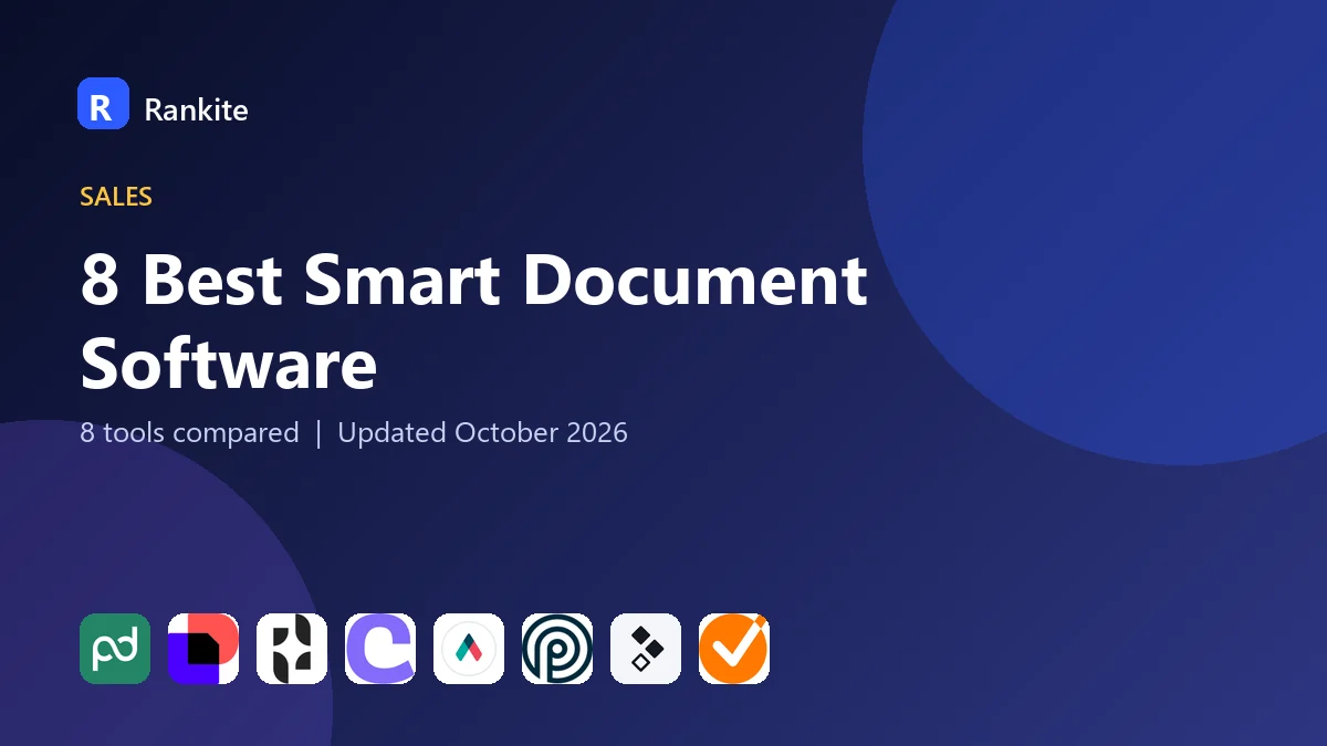 8 Best Smart Document Software: 8 Tools Compared
