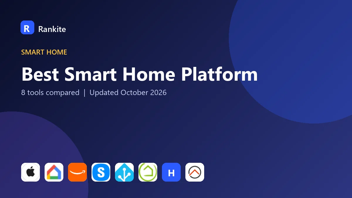 Best Smart Home Platform in 2026: 8 Platforms Compared