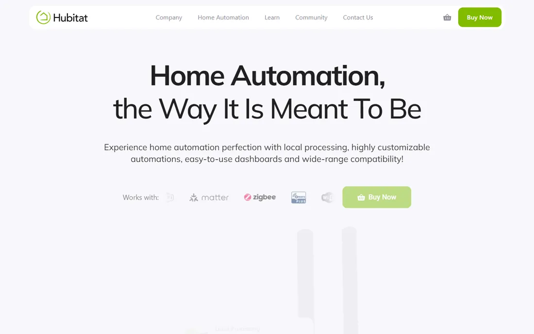 Hubitat Elevation homepage