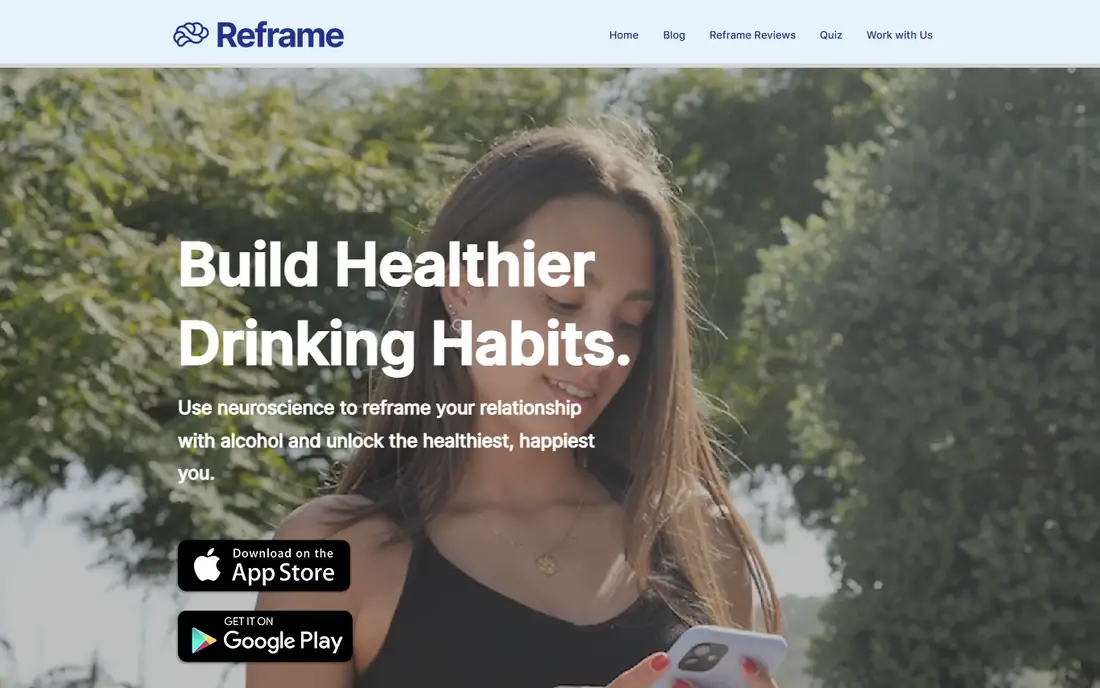 Reframe homepage