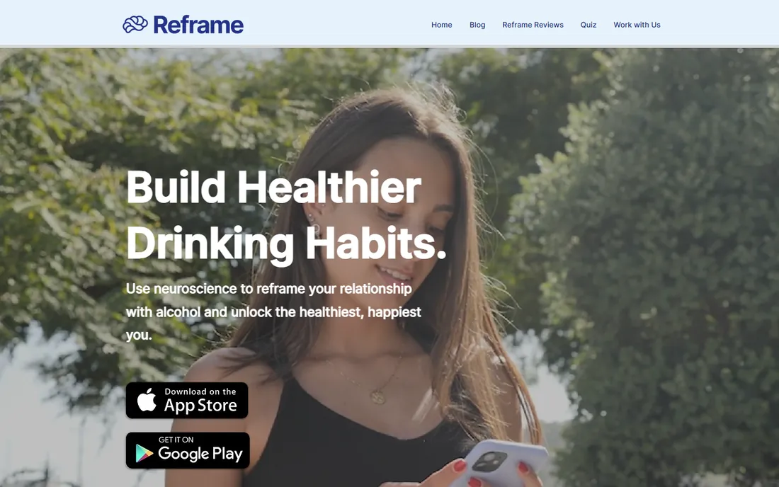 Reframe homepage