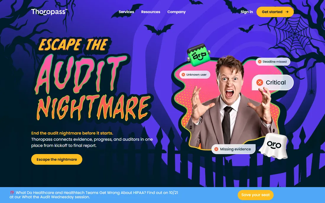 Thoropass homepage