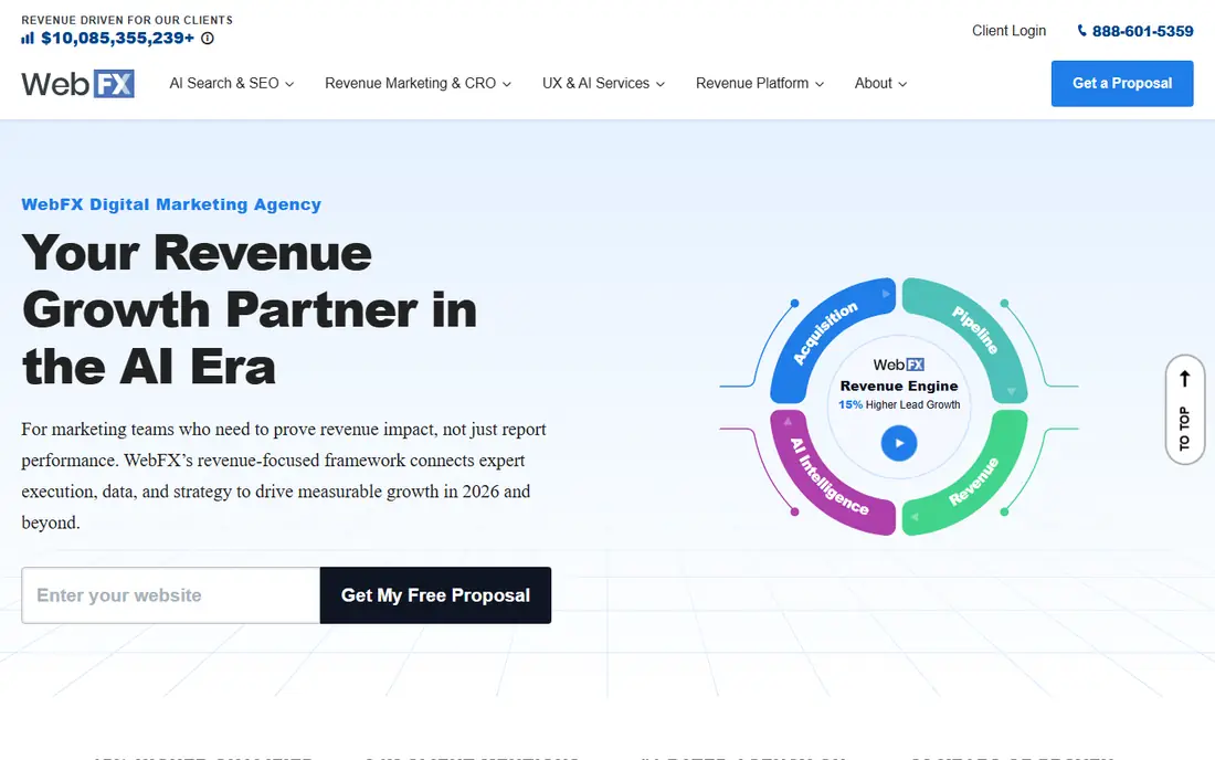 WebFX homepage