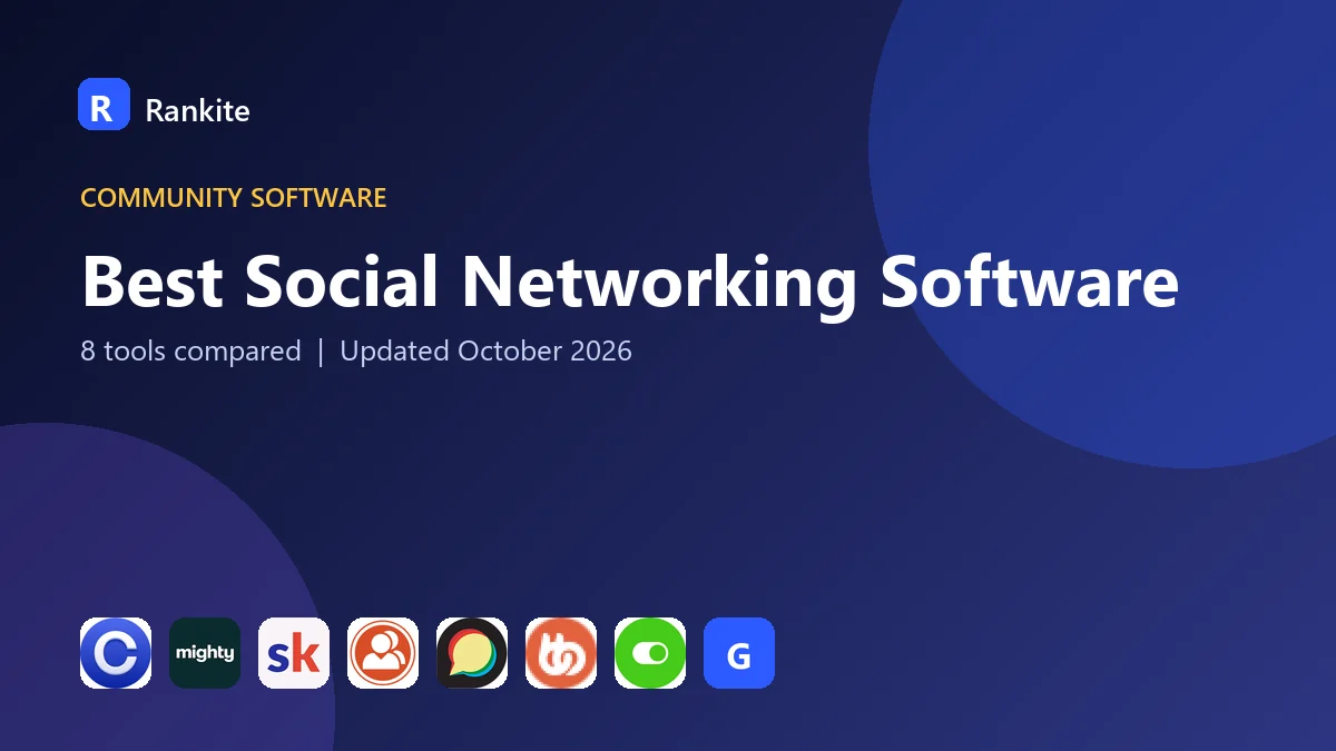 Best Social Networking Software: 8 Tools Compared