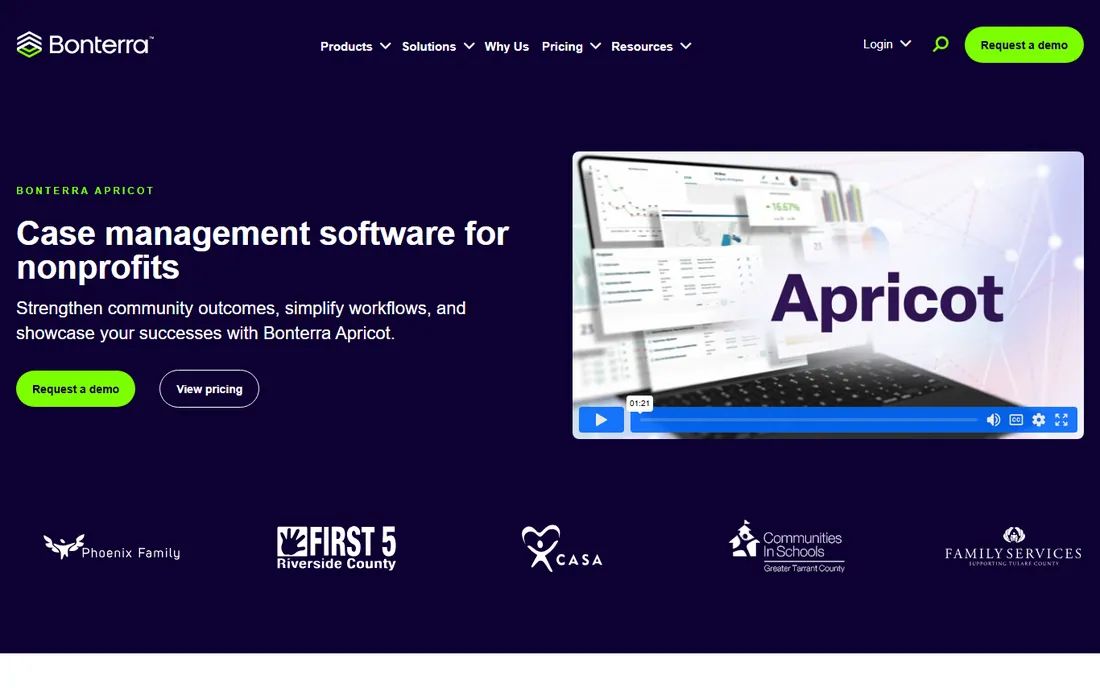Bonterra Apricot homepage