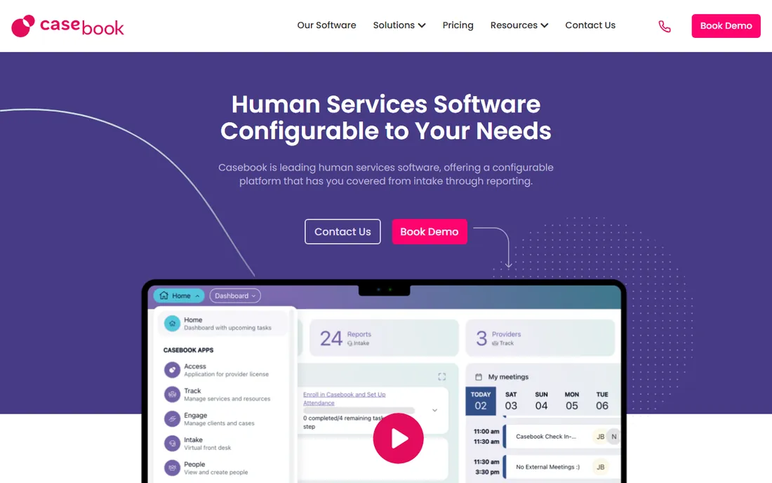 Casebook homepage