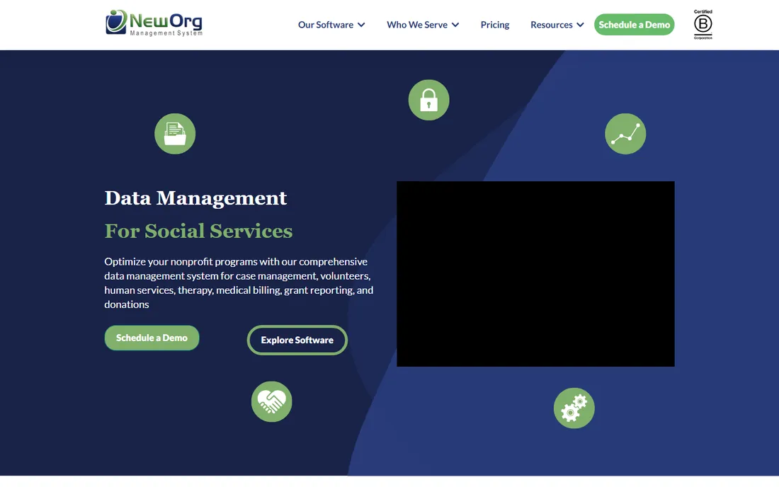 NewOrg homepage