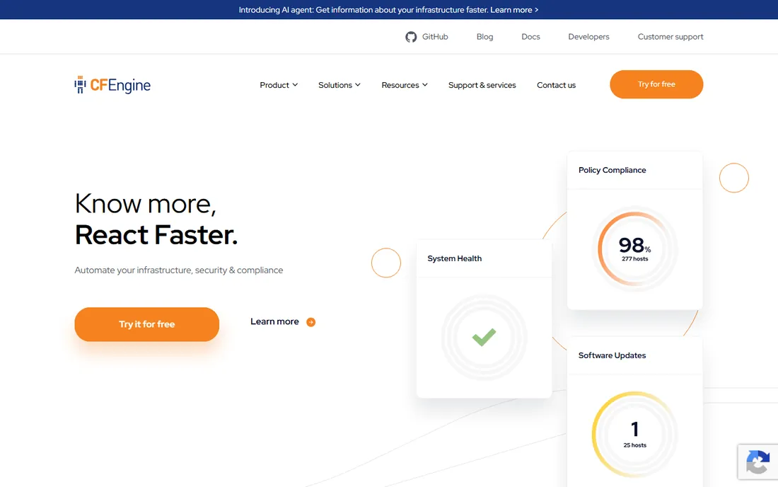 CFEngine homepage