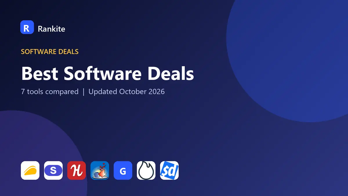 Best Software Deals in 2026: 7 Tools Compared