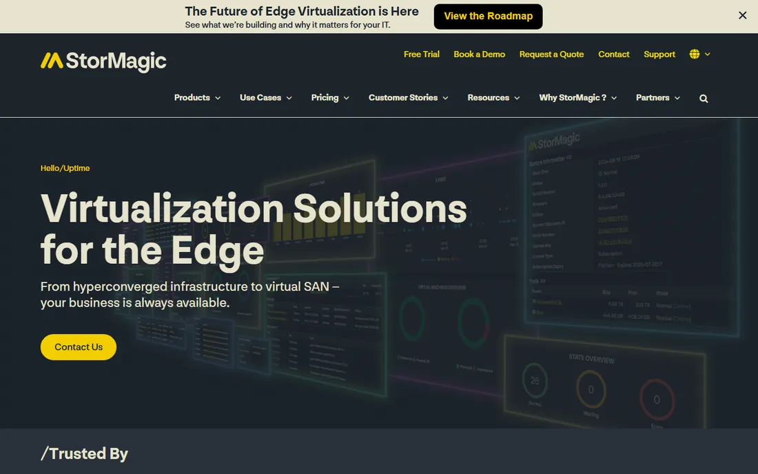StorMagic SvSAN homepage