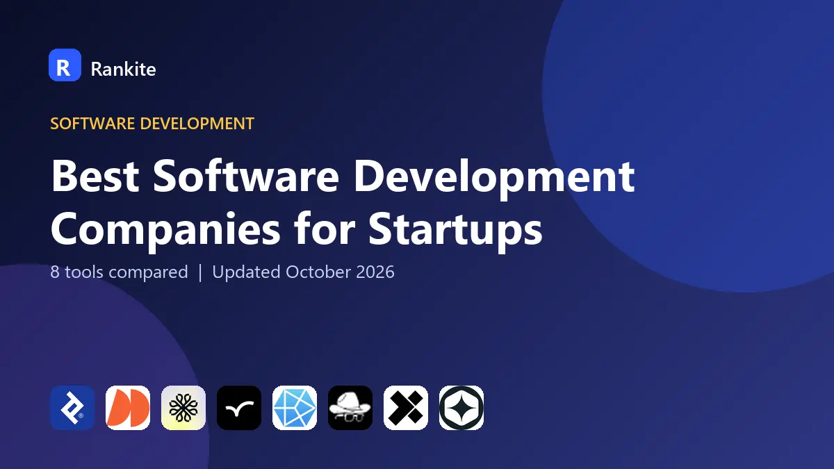 Best Software Development Companies for Startups in 2026: 8 Compared