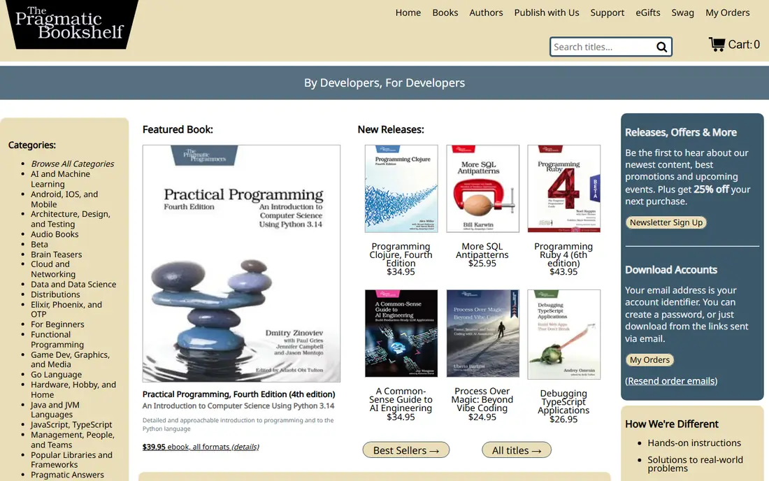 The Pragmatic Programmer homepage