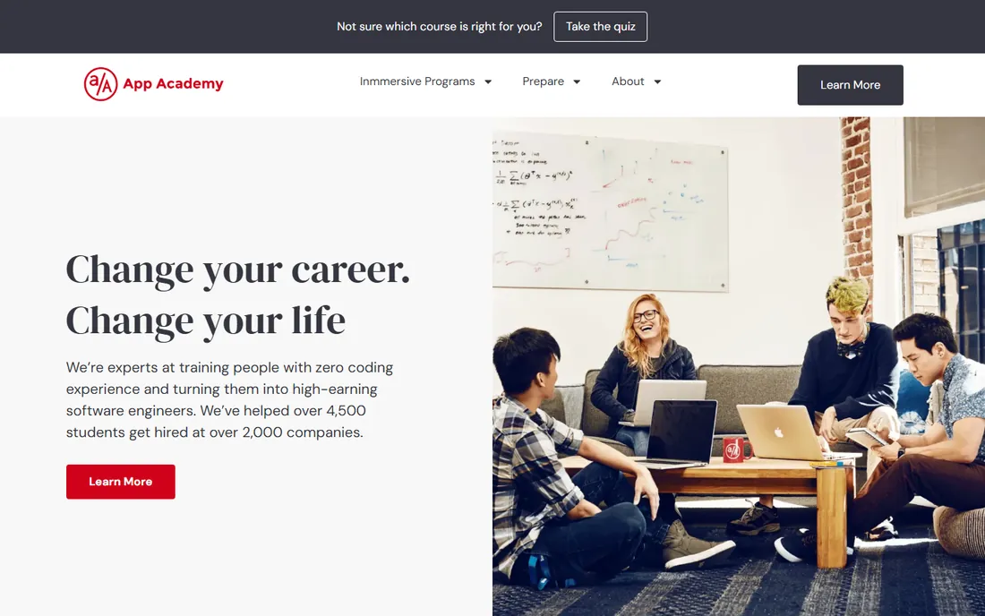 App Academy homepage