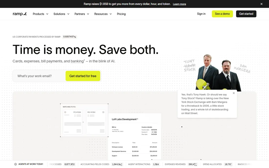 Ramp homepage