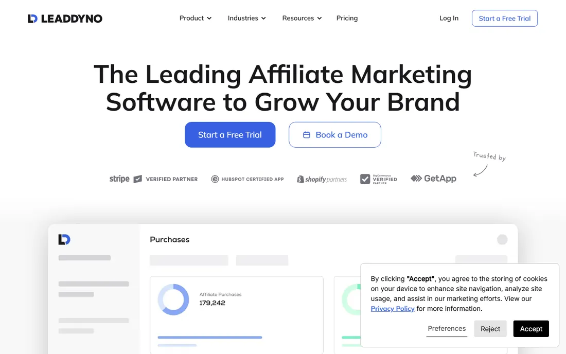 LeadDyno homepage