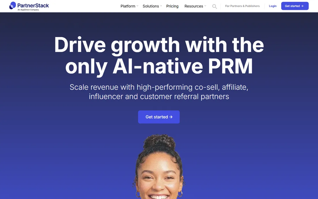 PartnerStack homepage
