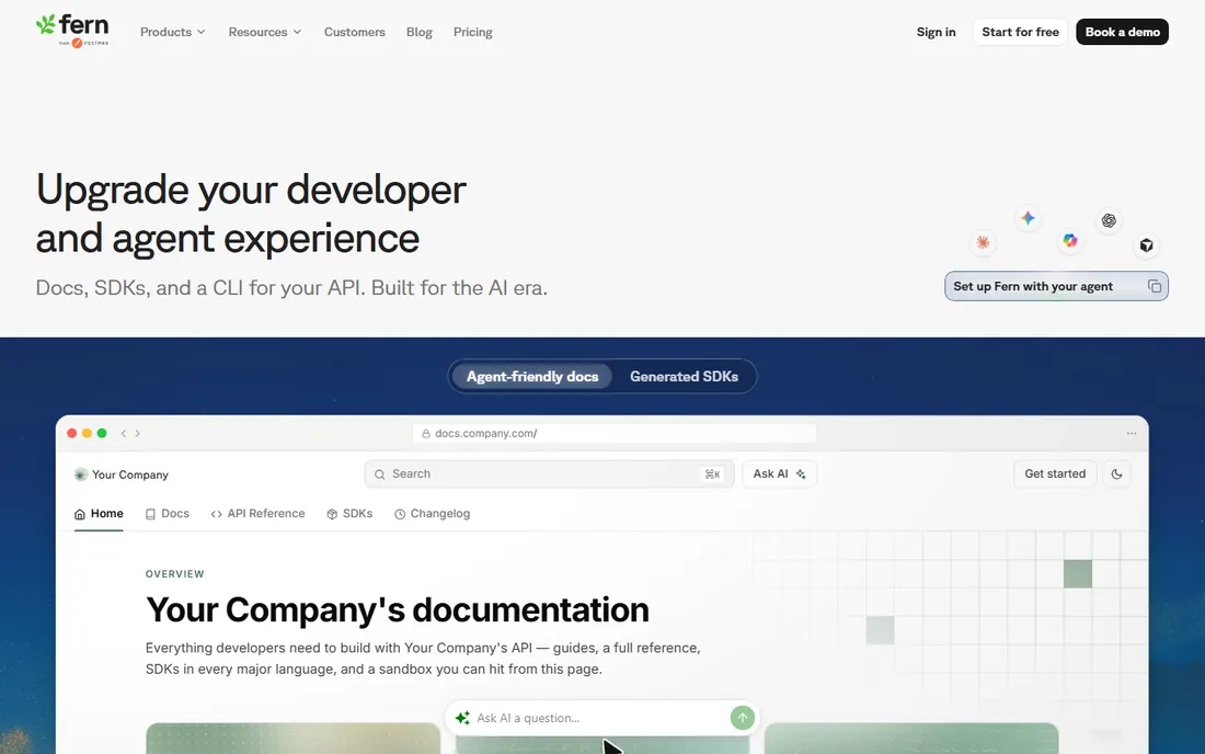 Fern homepage