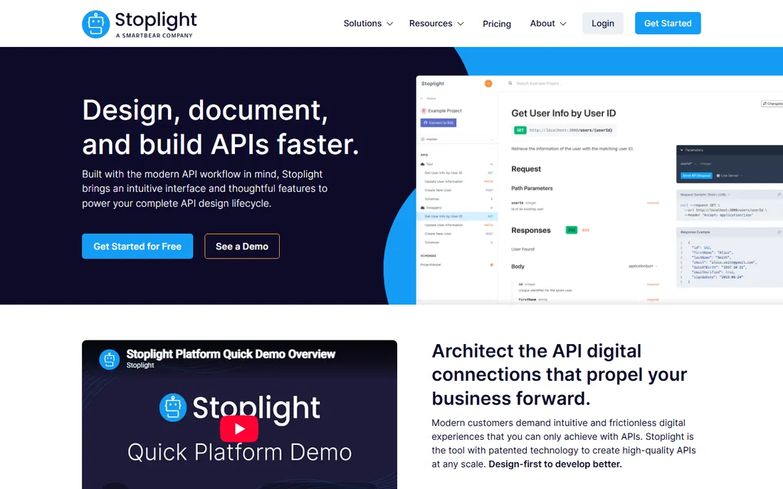 Stoplight homepage