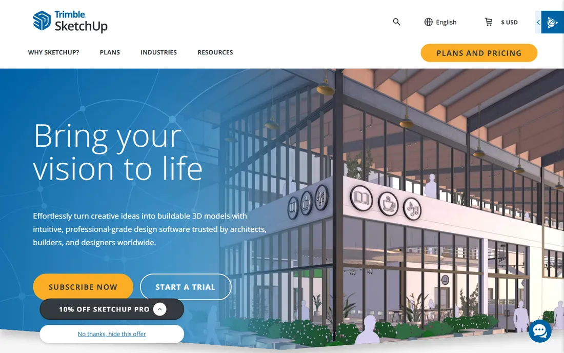 SketchUp Pro homepage