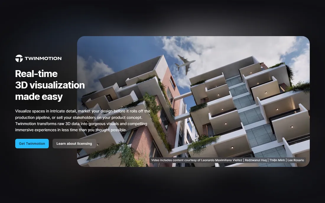 Twinmotion homepage