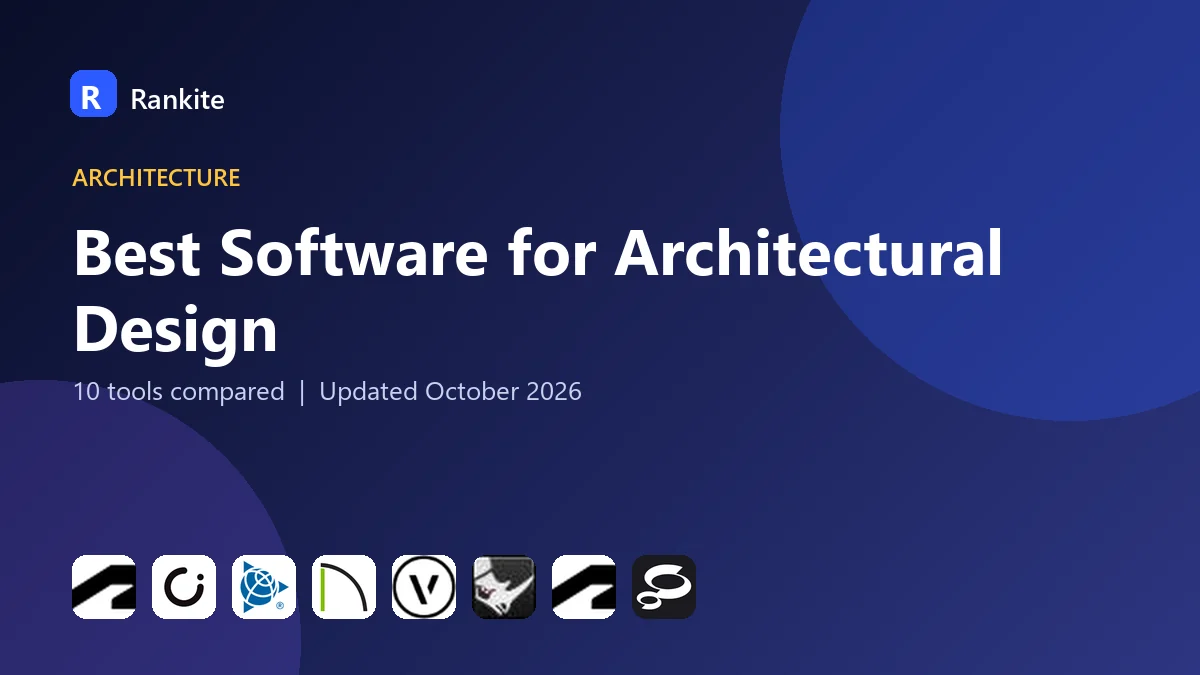 Best Software for Architectural Design in 2026: 10 Tools Compared