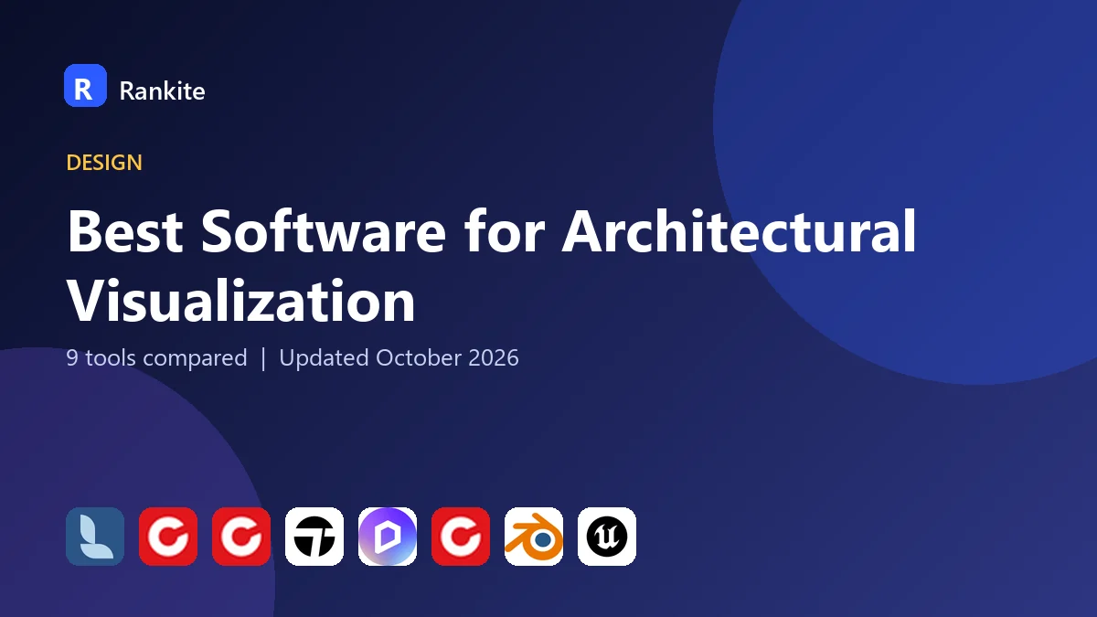 Best Software for Architectural Visualization in 2026: 9 Tools Compared