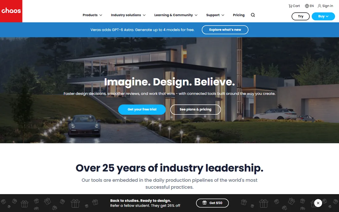 V-Ray homepage