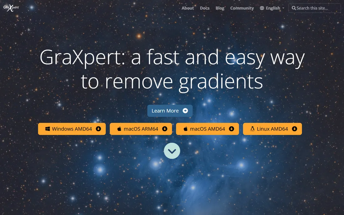 GraXpert homepage