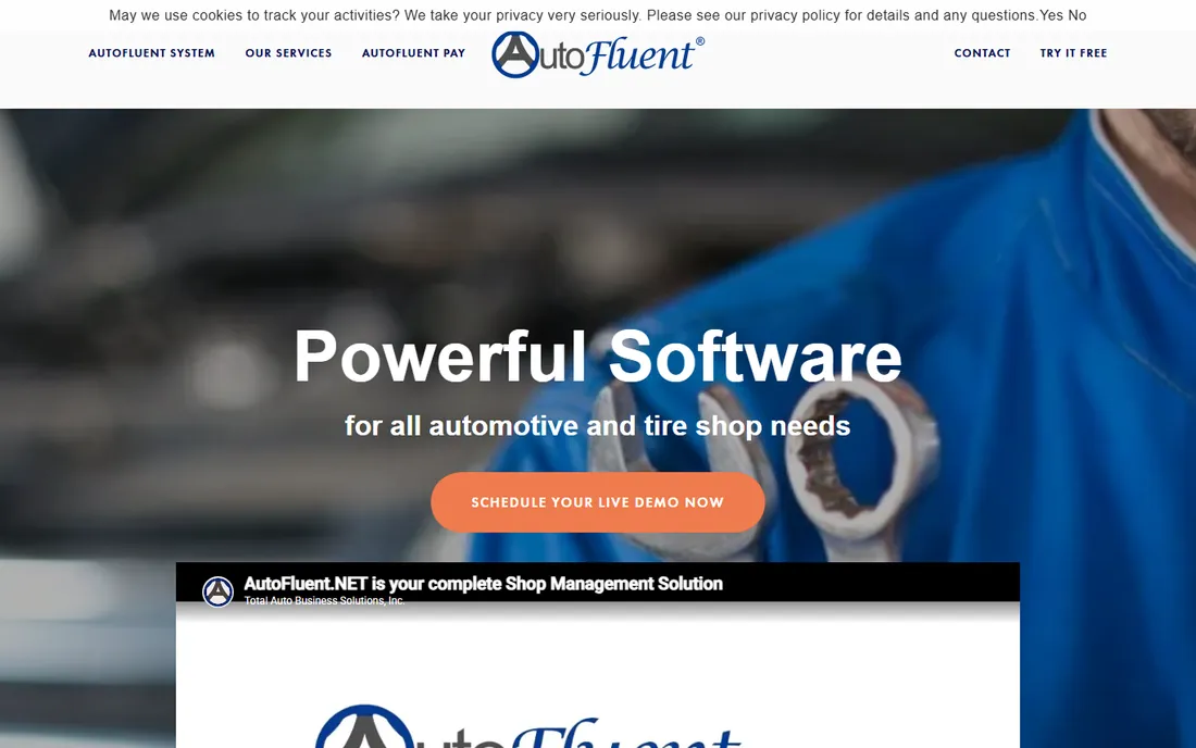 AutoFluent homepage