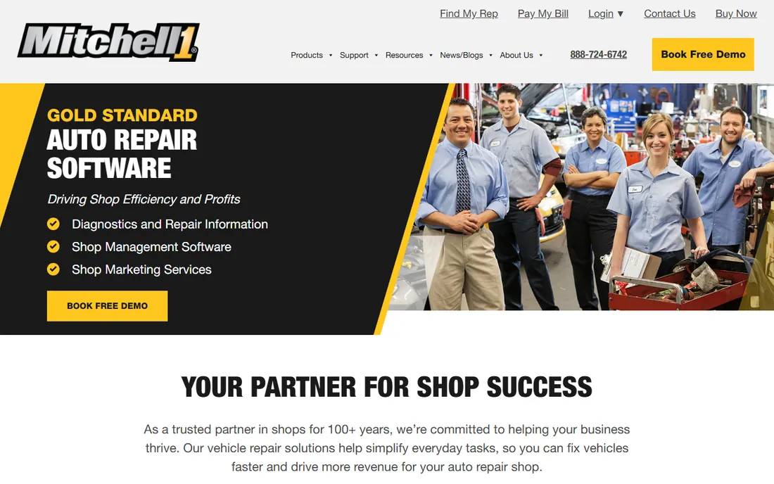 Mitchell 1 Manager SE homepage