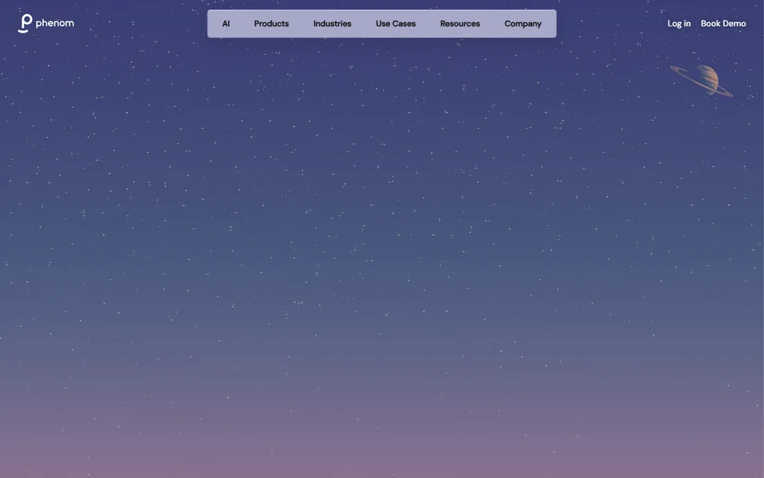 Phenom homepage