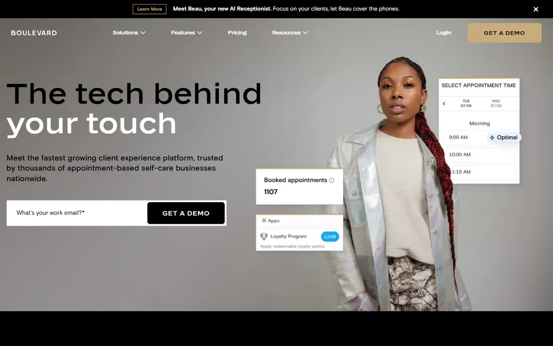 Boulevard homepage