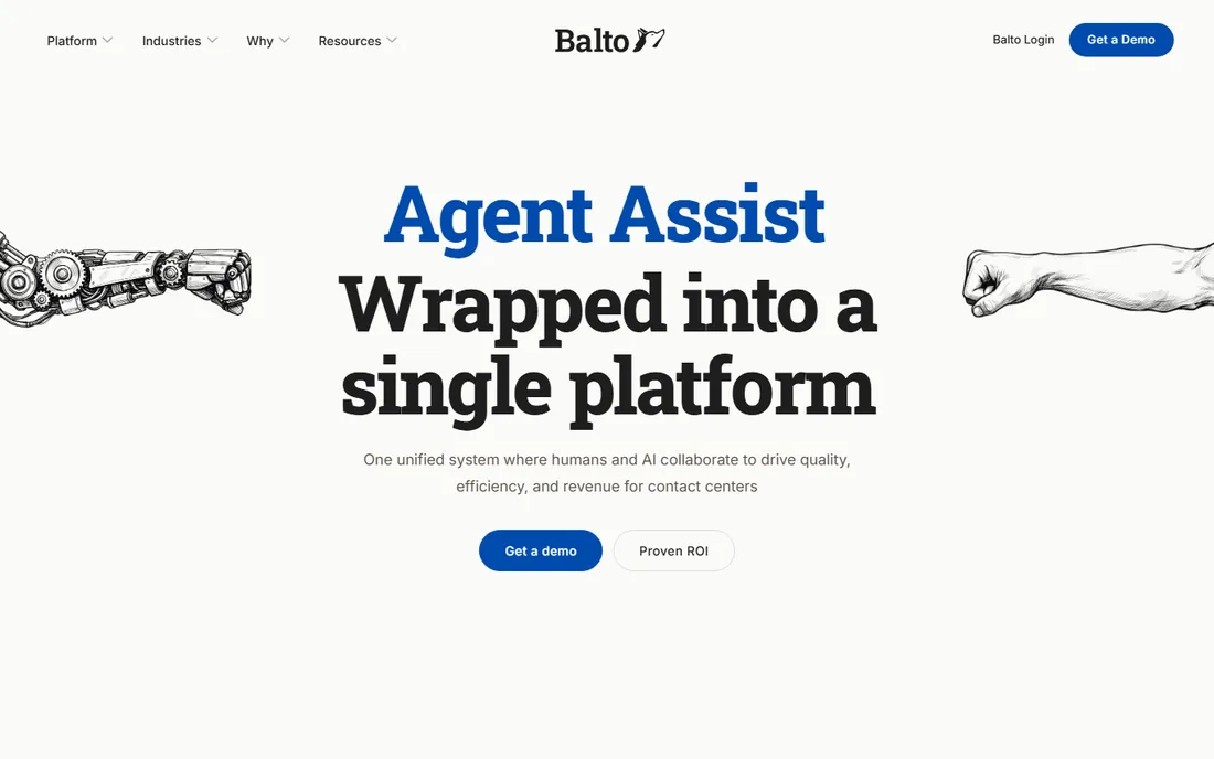 Balto homepage