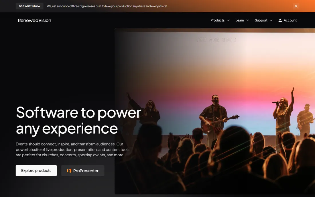 ProPresenter homepage