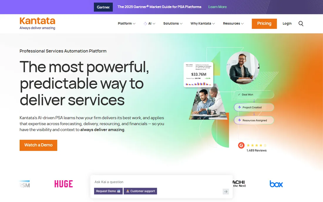 Kantata homepage