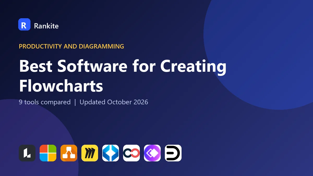 Best Software for Creating Flowcharts in 2026: 9 Tools Compared