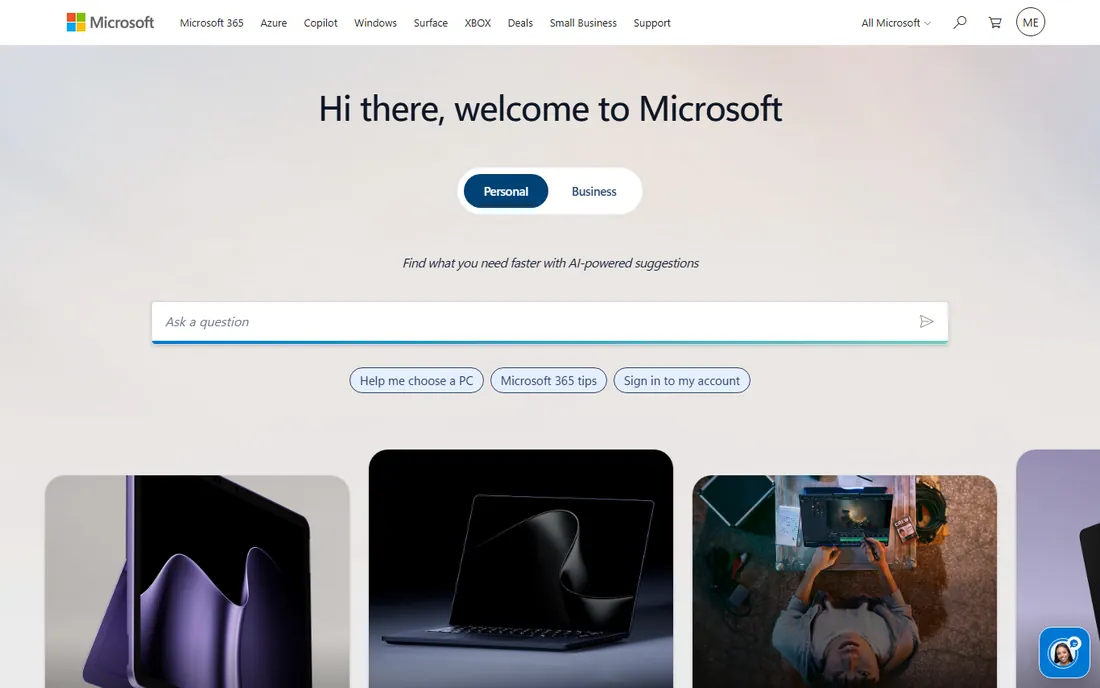 Microsoft Visio homepage
