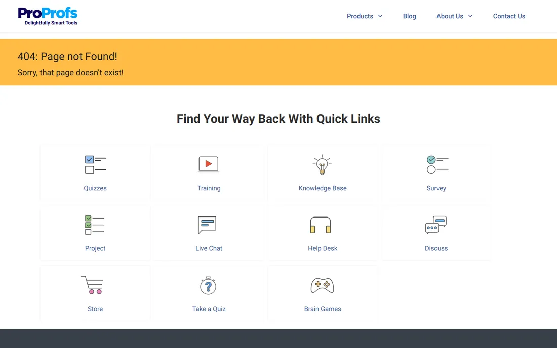 ProProfs Knowledge Base homepage