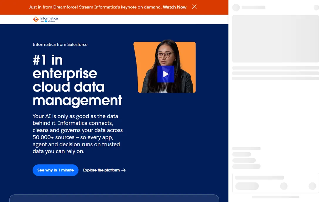Informatica homepage