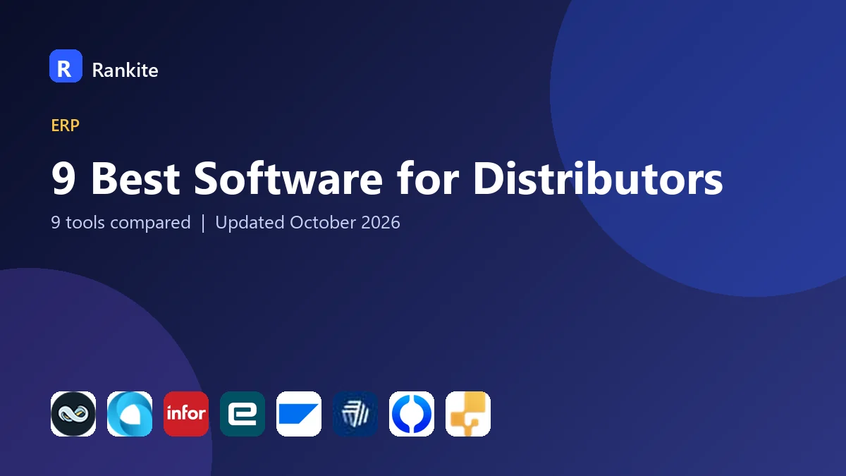 9 Best Software for Distributors in 2026