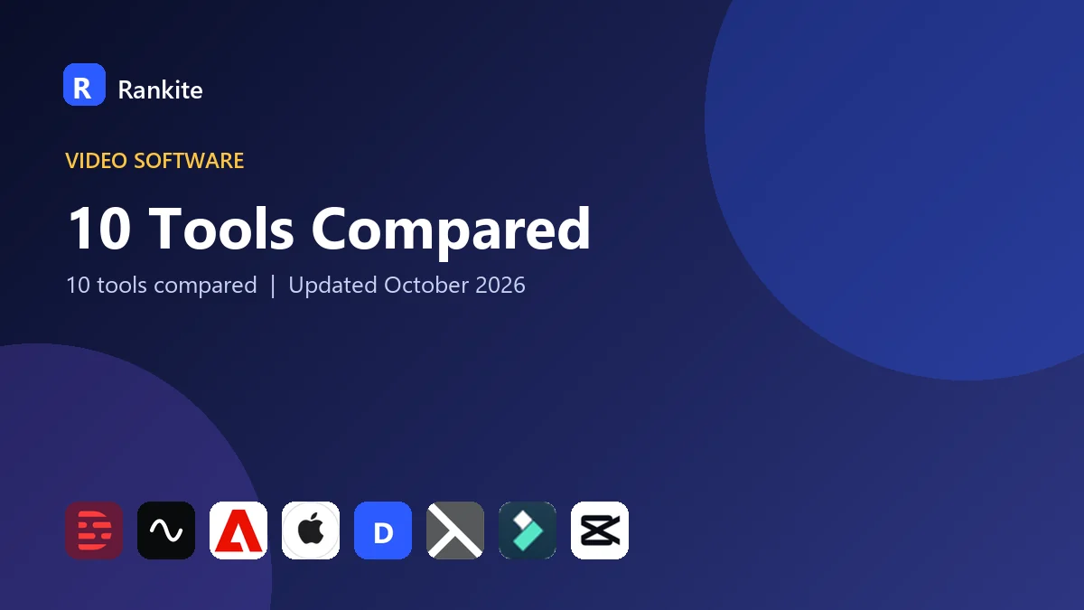 10 Tools Compared: Best Software for Editing Video Podcasts