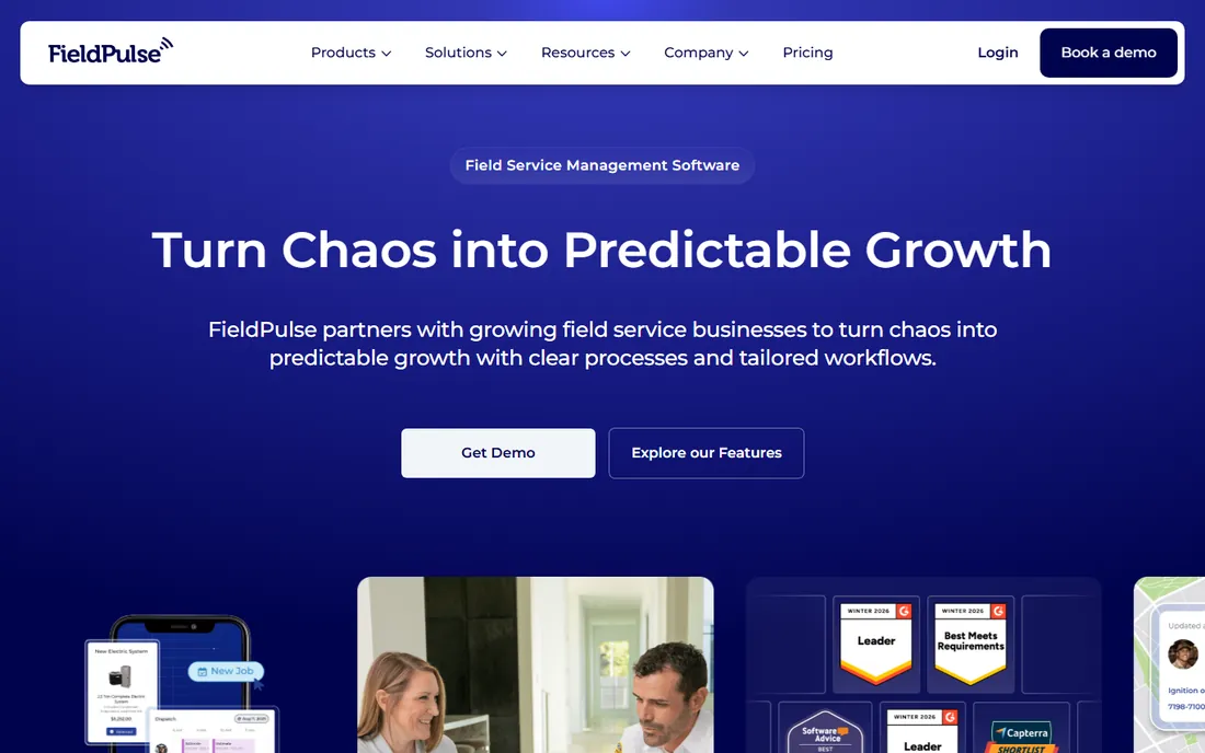 FieldPulse homepage